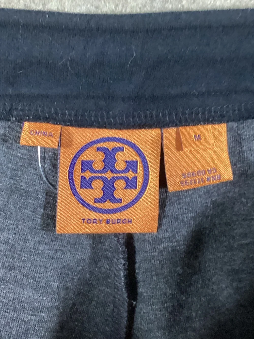 Tory Burch Navy Sweatpants